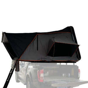 Car roof tent with side opening
